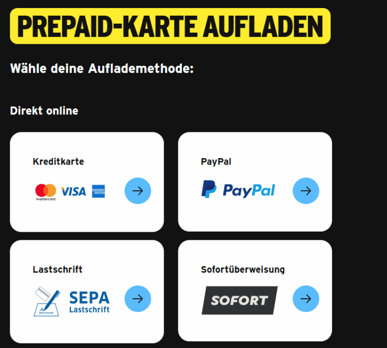 Prepaid Guthaben Aufladen Auf Rechnung